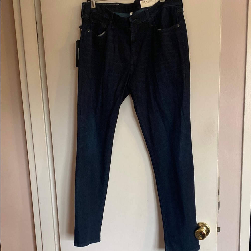 Rag & Bone Dre Low Rise Slim Boyfriend Jeans, Size 30, NWT